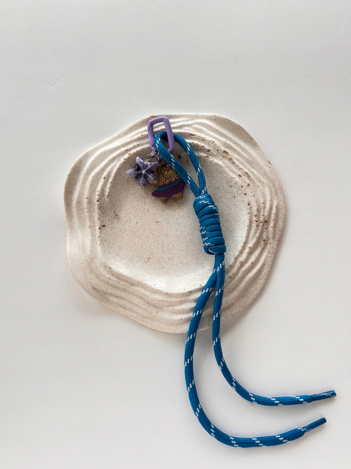 KEYCHAIN BLUE STRIPES