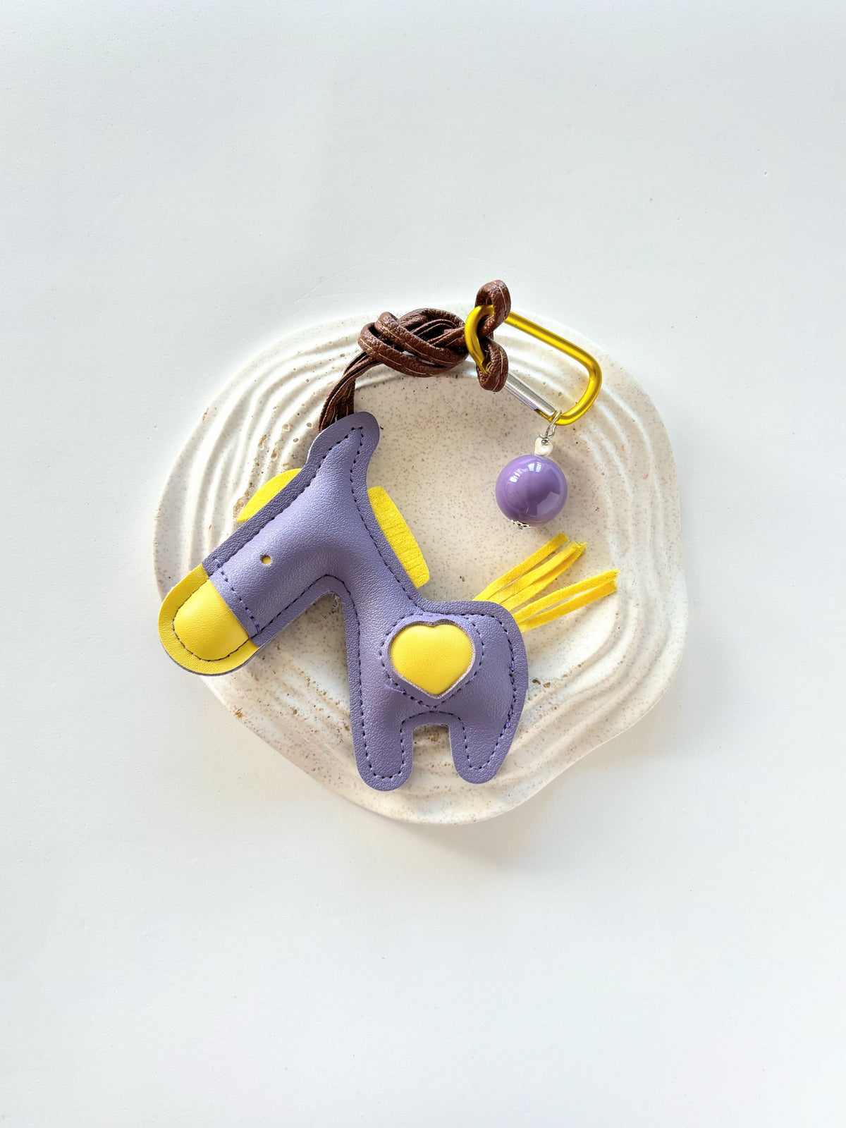 KEYCHAIN LILAC DONKEY