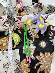 KEYCHAIN PINK GRASS