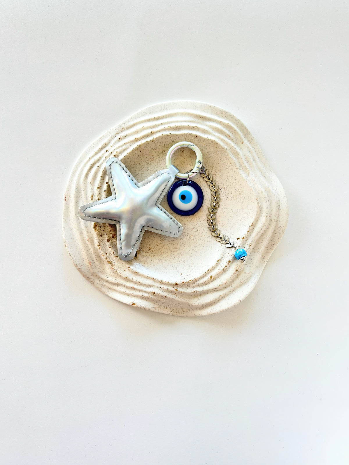 KEYCHAIN SILVER STAR